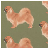 Tissu d'espagnol tibétain (rouge) (Fermer)