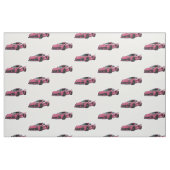 Tissu d'esquisse à main rose C8 Corvette (Fat Quarter)