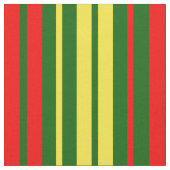 Tissu Dessin à rayures verticales vert jaune rouge (Fermer)