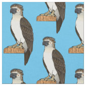Tissu dessin animé d'aigle des Philippines (Fermer)