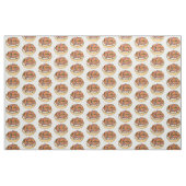 Tissu dessin animé de bagel saumon (Fat Quarter)