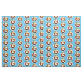 Tissu dessin animé du petit-déjeuner anglais (Fat Quarter)