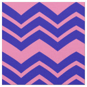 Tissu Dessin chevron zigzag rose bleu (Fermer)