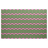 Tissu Dessin chevron zigzag vert rose (Fat Quarter)