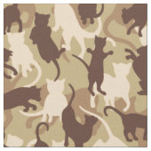 Tissu Dessin de camouflage de chats dans le désert (Fermer)