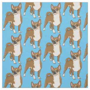 Tissu Dessin de Chihuahua pour chien