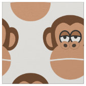 Tissu Dessin de Chimpanzé (Détail)