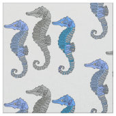 Tissu Dessin de Seahors mignons (Fermer)