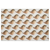 Tissu Dessin d'Oiseau de Bruant (Fat Quarter)