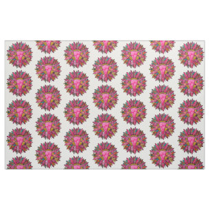 Tissu Dessin floral féminin divin