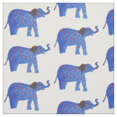 Tissu Dessin indien d'éléphants (Échantillon)
