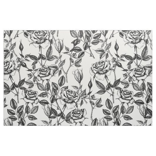 Tissu dessin rose (Fat Quarter)