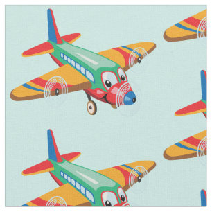 Tissu dessin sur avion