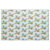 Tissu dessin sur avion (Fat Quarter)