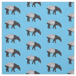 Tissu Dessin sur Tapir