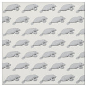 Tissu Dessin vintage Manate (Échantillon)