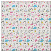 Tissu Dessins de Doodle mignon (Échantillon)