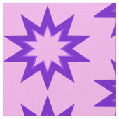 Tissu d'étoiles rose et violet (Fermer)
