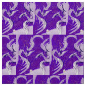 Tissu Deux Dragons, Trois Soleils (Échantillon)