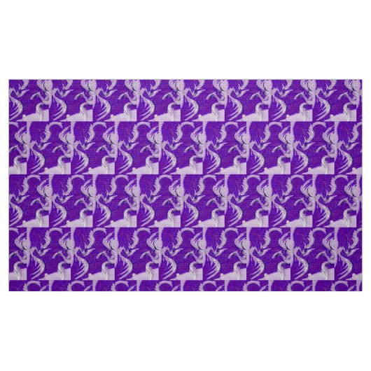 Tissu Deux Dragons, Trois Soleils (Fat Quarter)