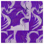 Tissu Deux Dragons, Trois Soleils (Fermer)