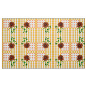 Tissu Deux tournesols à plis (Fat Quarter)