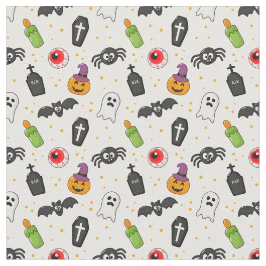 Tissu d'Halloween super mignon (Fermer)