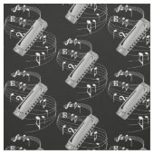 Tissu d'harmonica - obscurité (Échantillon)