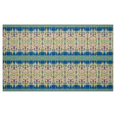 Tissu d'hollyhocks d'été (Fat Quarter)