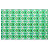 Tissu d'hortensia vert (Yard)