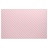 Tissu diagonal rose et blanc (Yard)