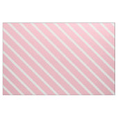 Tissu diagonal rose et blanc (Fat Quarter)