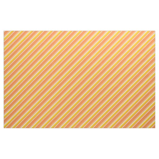 Tissu Diagonale Orange (Yard)