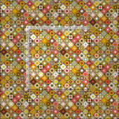 Tissu diagonale rétro parava (Carreau)