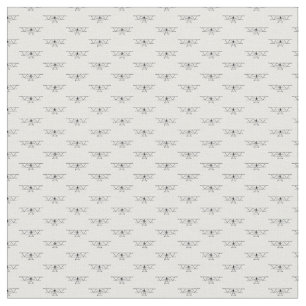 Tissu Diagramme d'avion d'époque Imprimer GLOBAL COULEU
