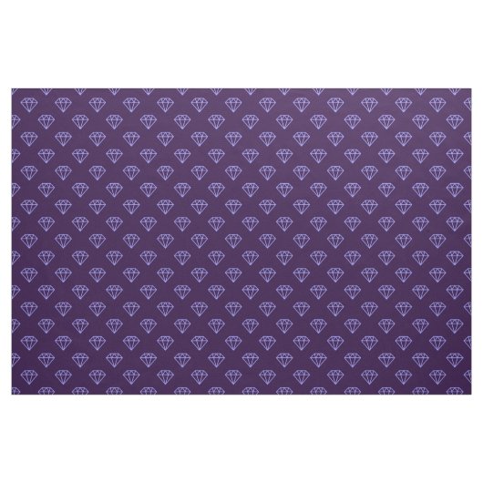 Tissu Diamant - Bleu pastel sur violet profond (Yard)