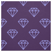Tissu Diamant - Bleu pastel sur violet profond (Échantillon)