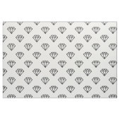 Tissu Diamant - Noir sur Blanc (Fat Quarter)