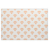 Tissu Diamant - orange sur blanc (Fat Quarter)