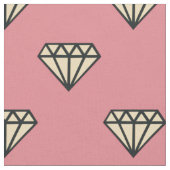 Tissu Diamant : rose, gris et crème (Fermer)