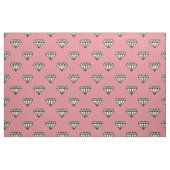 Tissu Diamant : rose, gris et crème (Fat Quarter)
