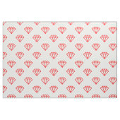 Tissu Diamant - Rouge sur blanc (Fat Quarter)