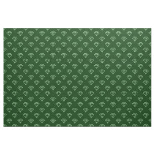 Tissu Diamant - Vert dégradé sur Vert foncé 003300