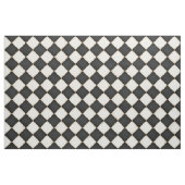 Tissu Diamants blancs noirs et antiquités (grande échell (Yard)