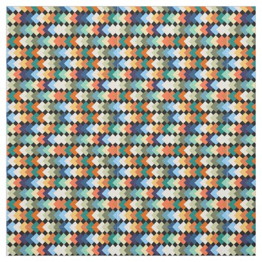 Tissu Diamants de couleur claire (Échantillon)