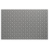 Tissu Diamants d'Ikat noir et blanc (Fat Quarter)