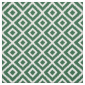 Tissu Diamants d'Ikat Vert Chasseur (Échantillon)