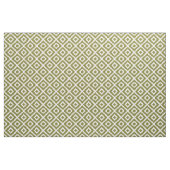 Tissu Diamants d'ikat vert olive (Fat Quarter)