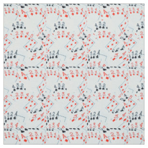 Tissu Diamants Et Clubs Motifs,