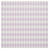 Tissu Diamants Harlequin Blanc et Violet Clair (Échantillon)